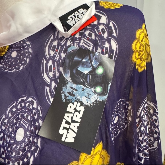 NWT Star Wars Sheer Chiffon Droid Women’s Robe R2-D2 C-3PO Sm/Med‎ Hard to find! - Picture 4 of 14